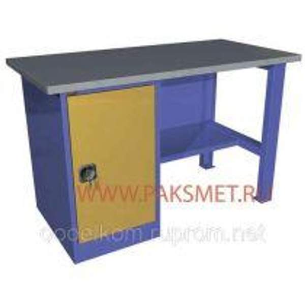 Металлический верстак однотумбовый — Вп-2/1.2