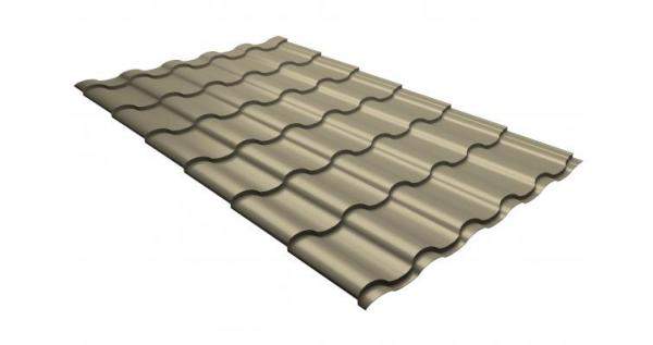 Металлочерепица Grand Line Kredo Satin 0,5 мм, RAL 1015