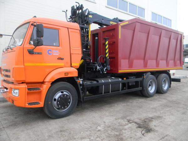 Металловоз с VM10L74М с кузовом 30м3 ТЗА на шасси КАМАЗ 6520-3072-53