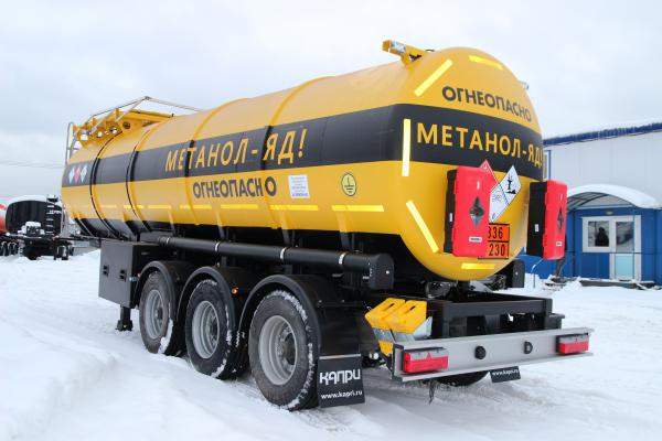 Метаноловоз полуприцеп-цистерна