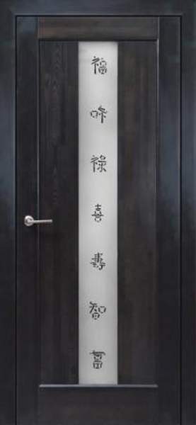 Межкомнатная дверь из массива остекленная