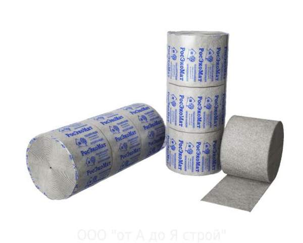 Межвенцовый конопляный РосЭкоМат 150 г/м2 (8 мм) 20 х 0.10