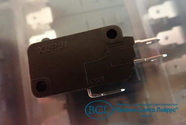 Микропереключатель X U R U I Micro Switch XV-15-1C25 16A 250VAC 3405-001032 СВЧ ПЕЧИ SAMSUNG вес-0.008кг габаритный размер 50х30х20мм