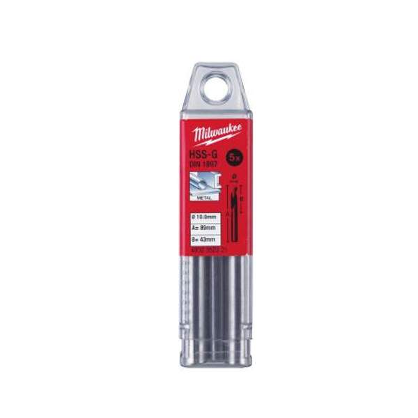 Milwaukee 2.00 x 38 -10 шт Укороченные cверла по металлу HSS -G