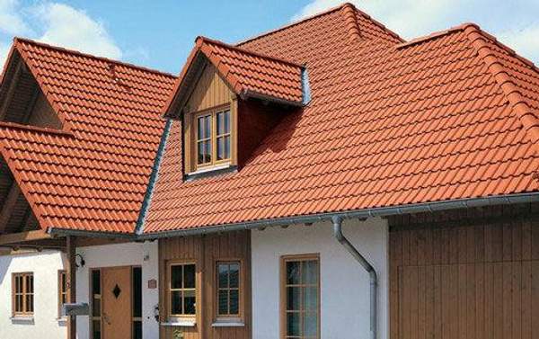 Минеральная (цементно-песчаная) черепица Браас (Braas) Таунус