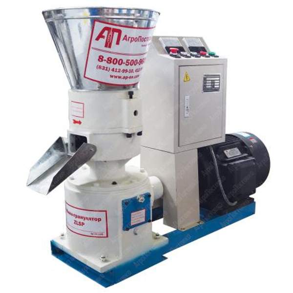 Мини гранулятор комбикорма ZLSP 230В 11 кВт