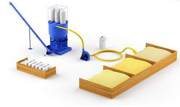 Мини комбикормовая установка 500 кг/ч