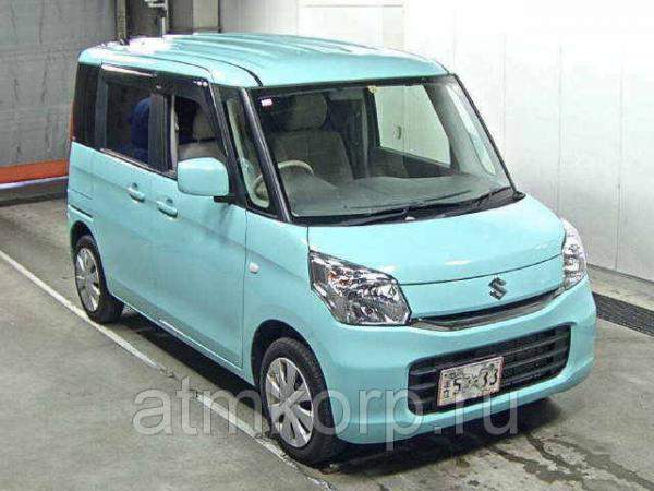 Минивэн 1 поколение рестайлинг SUZUKI SPACIA класса микровэн гв 2015 пробег 30 тыс км цвет зеленый