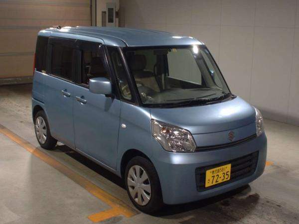 Минивэн SUZUKI SPACIA класса микровэн кузов MK32S гв 2013 пробег 57 тыс км цвет синий