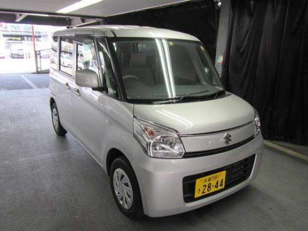 Минивэн SUZUKI SPACIA класса микровэн кузов MK32S гв 2014 пробег 101 тыс км цвет серебристый