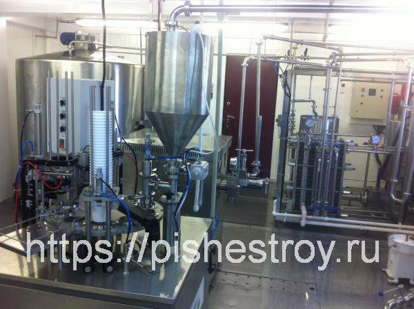 Минизавод для переработки молока, произв. 2000 л/сутки
