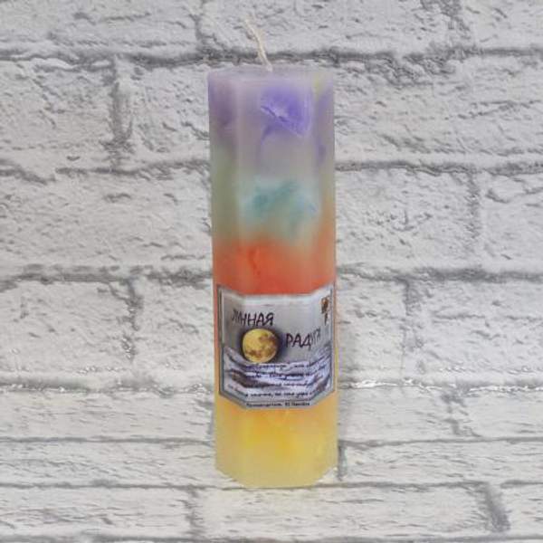 Мистическая свеча «Лунная Радуга»