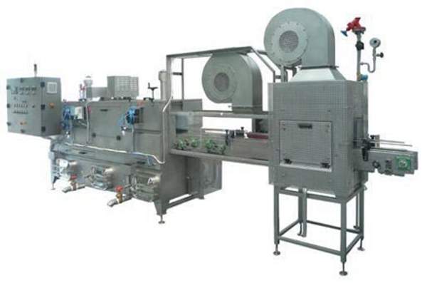 Многосекционная моечная установка для упаковки и тары