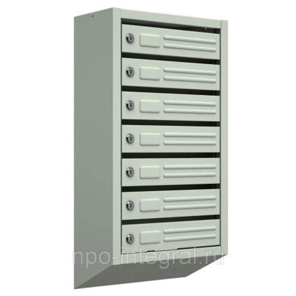 Многосекционные почтовые ящики на 7 секций Витерит