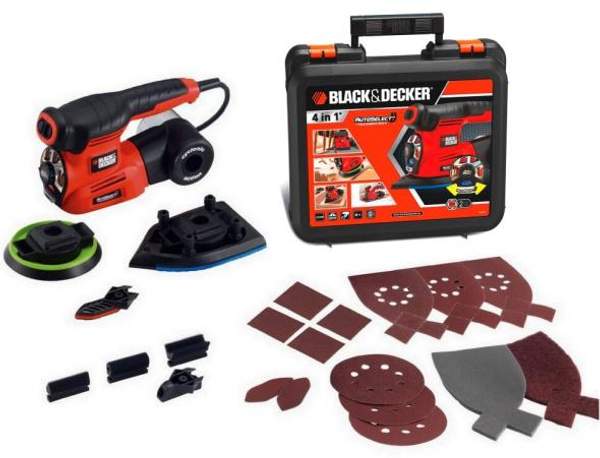 Многоцелевая универсальная шлифмашина Black+Decker Autoselect Cyclonic KA280K