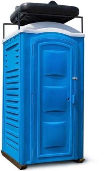 Мобильная душевая синяя