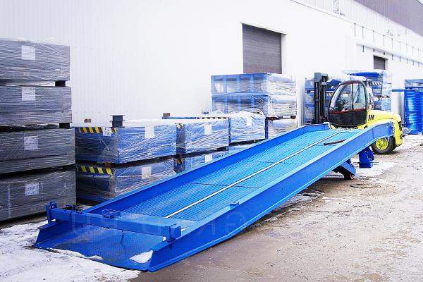 Мобильная разгрузочная рампа