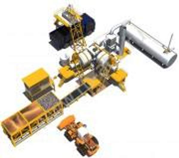 Мобильный асфальтный завод QLB40