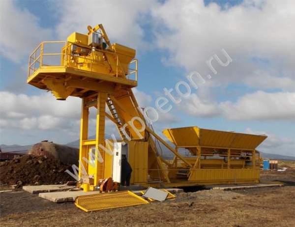 Мобильный бетонный завод BHB 100