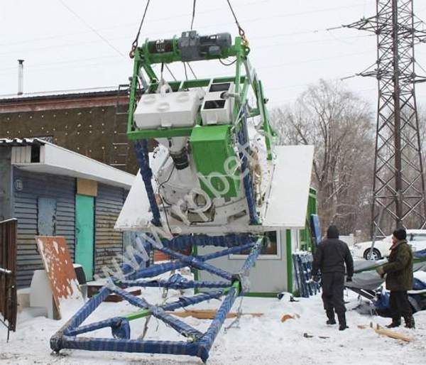 Мобильный бетонный завод МВТ-10