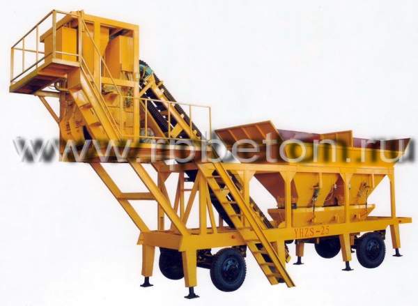 Мобильный бетонный завод в наличии