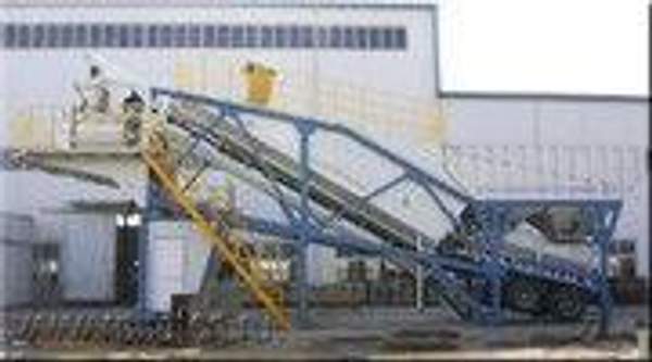 Мобильный бетонный завод YHZS - 50, транспортируемые