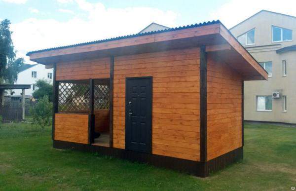 Мобильный дачный домик из бруса
