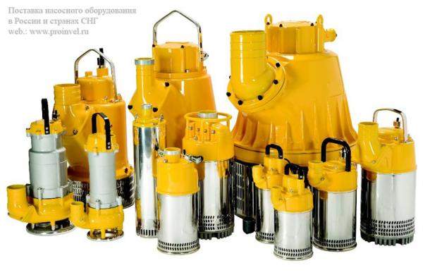 Мобильные погружные дренажные и шламовые насосы Pumpex