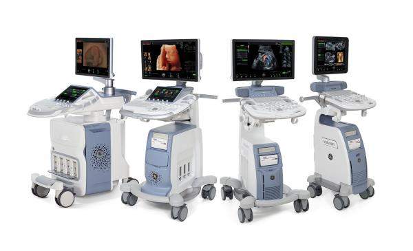 Мобильные УЗ-сканеры, Стационарные УЗИ аппараты GE Medical Systems: LOGIQ/Versana, VIVID, VOLUSON