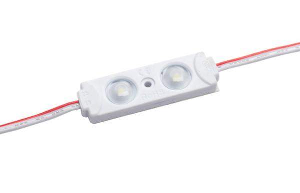 Модуль светодиодный 2SMD2835 IP 65 Линза 0,72вт белый