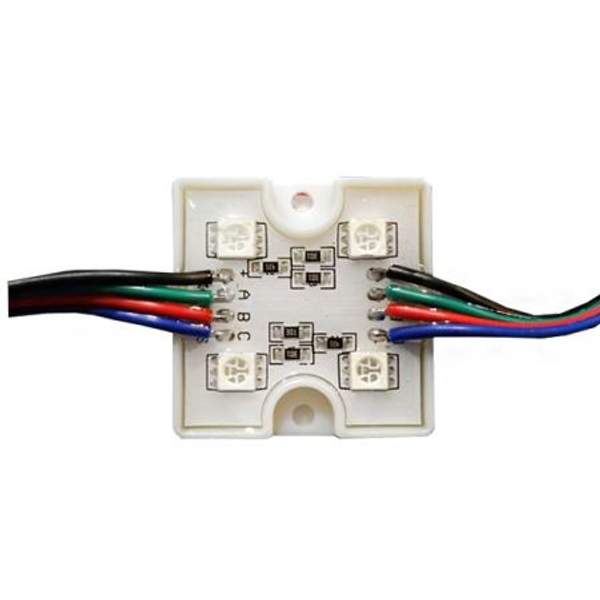 Модуль светодиодный 4SMD2835 IP 65 0,96вт RGB