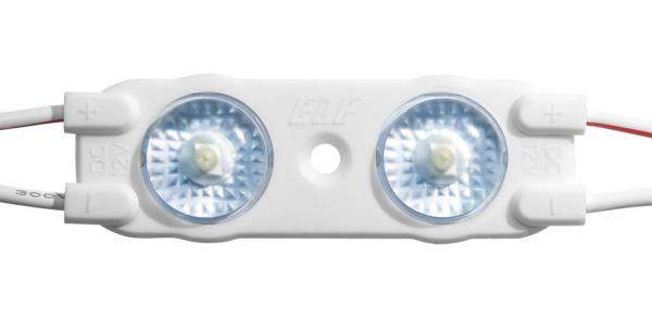 Модуль светодиодный ELF VIVO-2019 2SMD с линзой 12В IP67 белый
