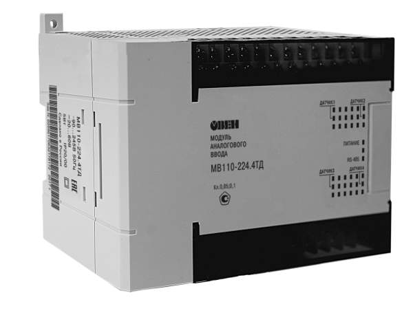 Модули аналогового ввода сигналов тензодатчиков (с интерфейсом RS-485) МВ110