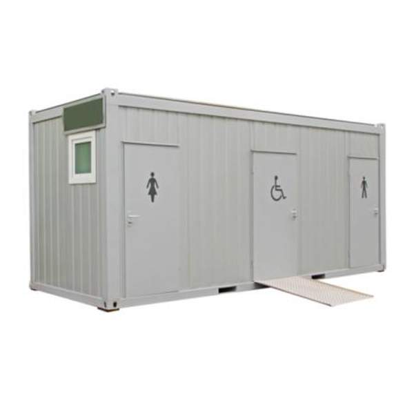 Модульный туалет для парковых зон на 2+1 места для маломобильных групп населения