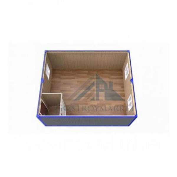 Модульное здание 8х4.8 (внутренняя обшивка МДФ)