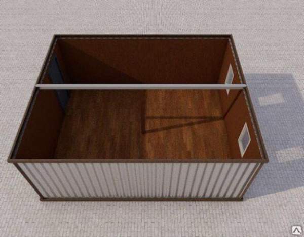 Модульное здание, бытовки из 2-ухБК- 6х4.8м