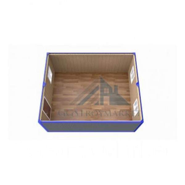 Модульное здание МК-1 МДФ (с линолеумом)