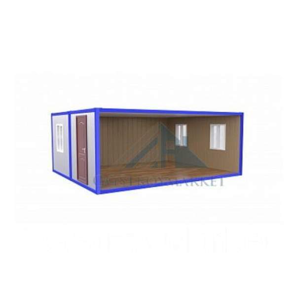 Модульное здание МК-3. 4.8х6.0х2.5м (с линолеумом и электрикой)