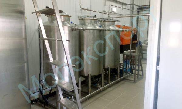 Молочный мини завод мощностью 1200 л в смену