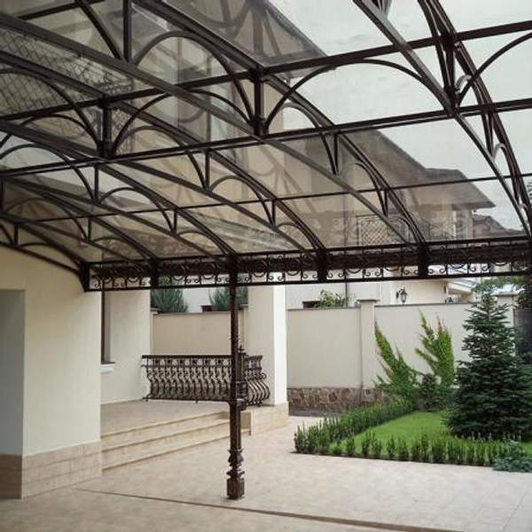 Монолитный бронзовый поликарбонат "Полигаль" лист 2,05*6,0 м - 4мм толщина