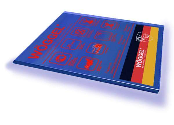 Монолитный поликарбонат WOGGEL Синий 3050х2050х8 мм