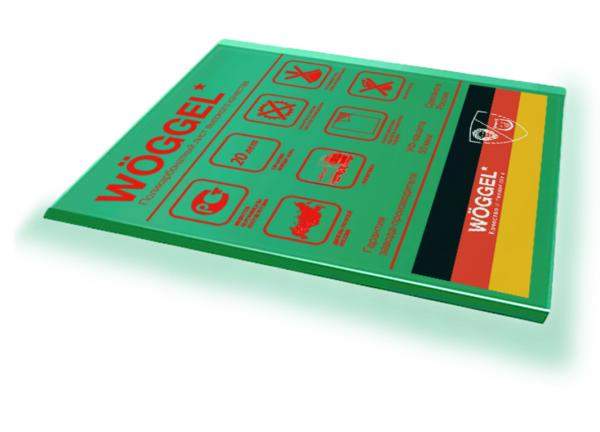 Монолитный поликарбонат WOGGEL Зеленый 3050х2050х8 мм