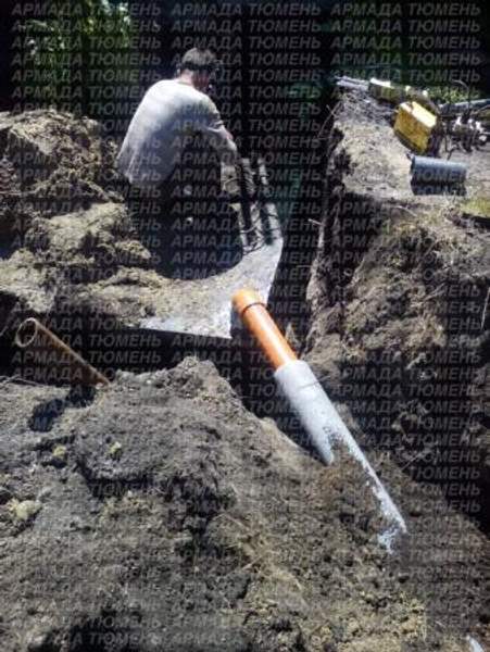 Монтаж канализации в частный дом