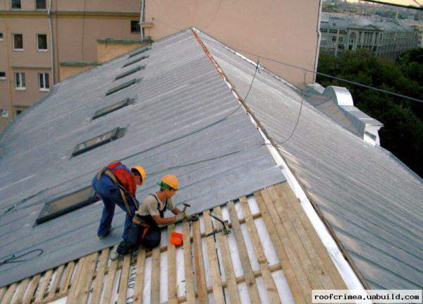 Монтаж мягкой кровли