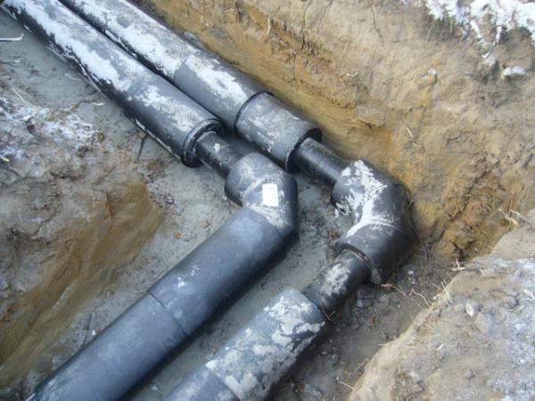 Монтаж труб ППУ