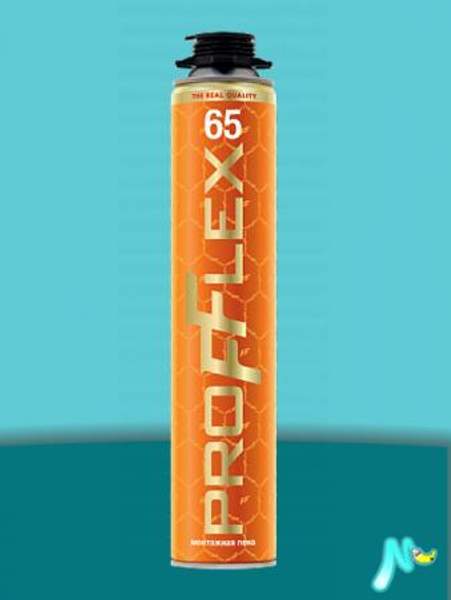 Монтажная пена PRO GOLD 65 PROFFLEX профессиональная (Сезон применения:Летний)