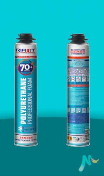 Монтажная пена RIALLIT 70 PROFFLEX профессиональная (Сезон применения:Зимний)