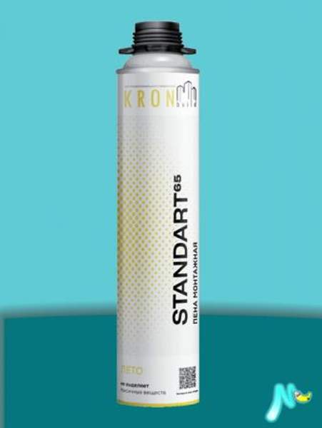 Монтажная пена Standart 65 KRONBUILD профессиональная (Сезон применения:Летний)