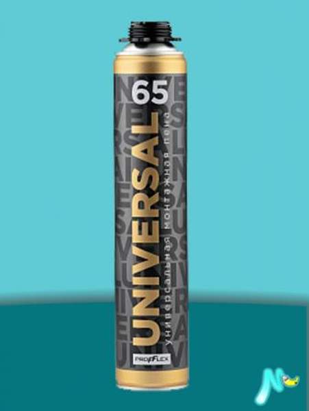 Монтажная пена UNIVERSAL 65 PROFFLEX профессиональная универсальная