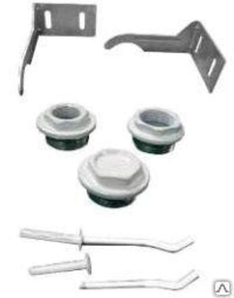 Монтажный комплект для радиатора 1/2" с 2-я кронштейнами